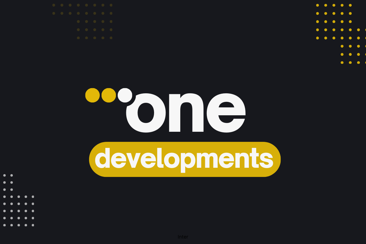 One Developments website showcase